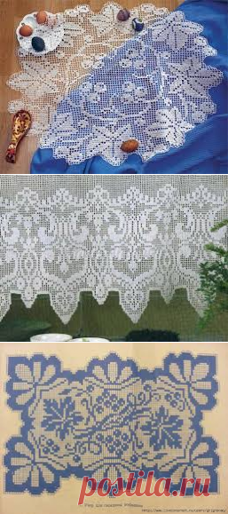 Филейное Вязание Схемы - Поиск в Google