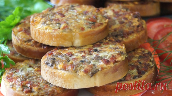 Быстрый вкусный перекус всего за 10 минут.