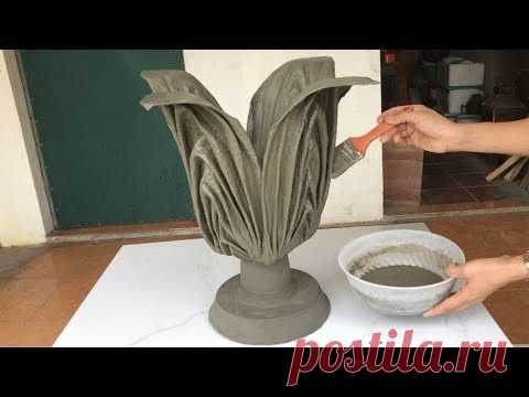 Ideas From Cement and Fabric Are Very Unique / Easily Done At Home