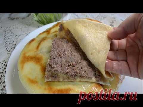 ВИЗИТКА КАВКАЗА❤️ХЫЧИНЫ С МЯСОМ😍ЛУЧШИЙ РЕЦЕПТ
