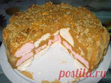 Самые вкусные рецепты: Зефирный торт без выпечки