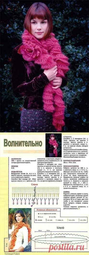 Объёмный шарф | Лаборатория домашнего хозяйства
