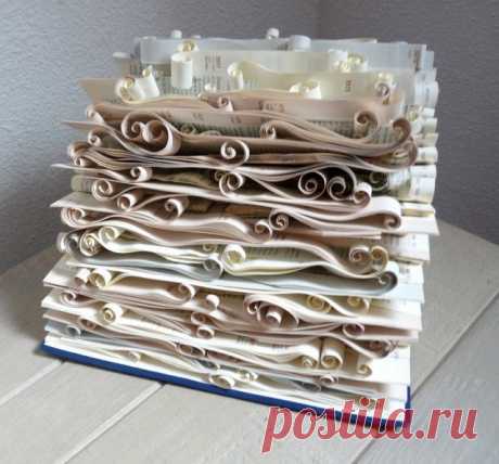 5 Easy Pieces – Recycled Book Art ~