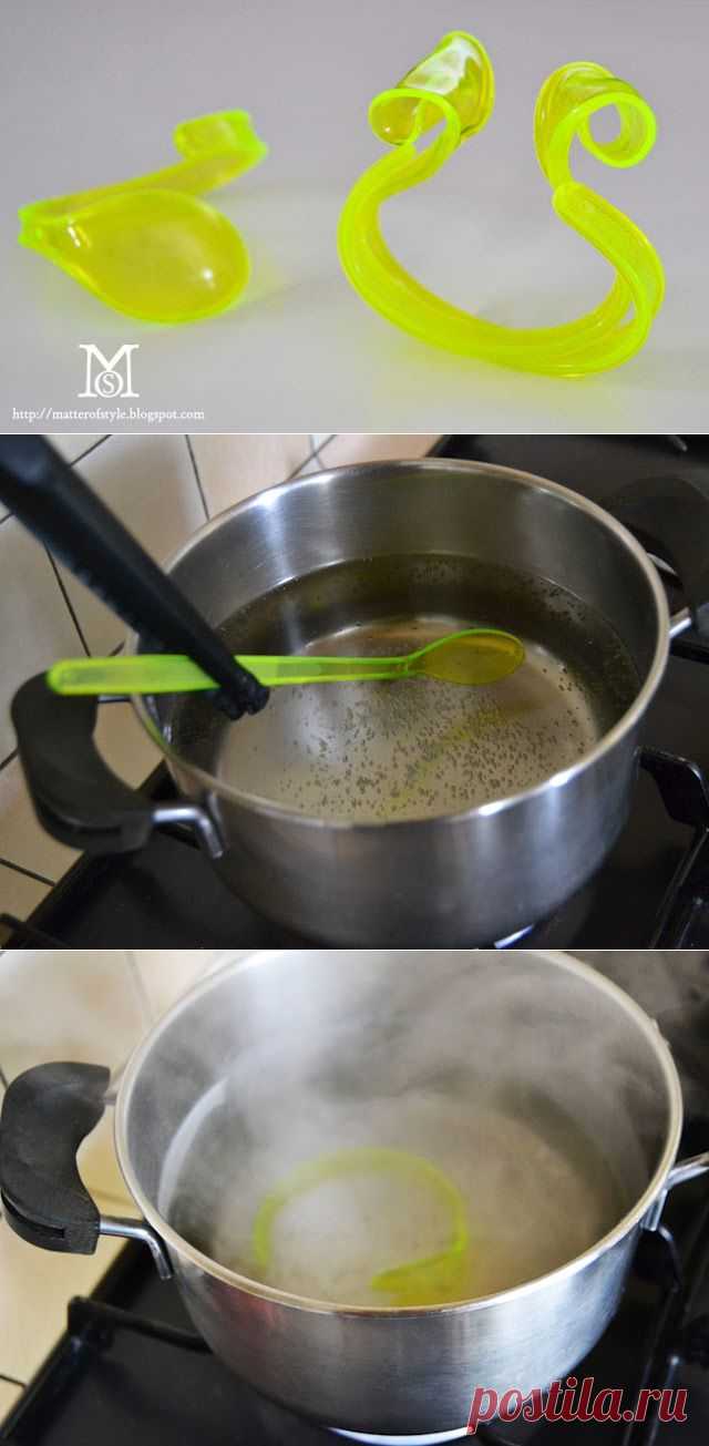 Браслет из кипяченой ложки (мастер-класс) / Украшения и бижутерия /