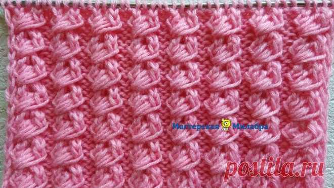 Рельефные дорожки спицами заменят жгуты | Мастерская "Милабра" | Дзен / Схема и видео вязание