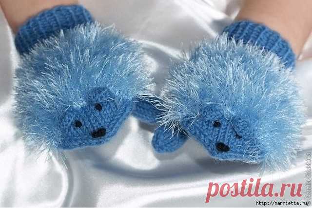 Варежки для малышей

Варежки-мышки спицами для детей на возраст 5-6 лет

Простой, удобный и аккуратный способ вывязывания «шерстки» мышонка (или 