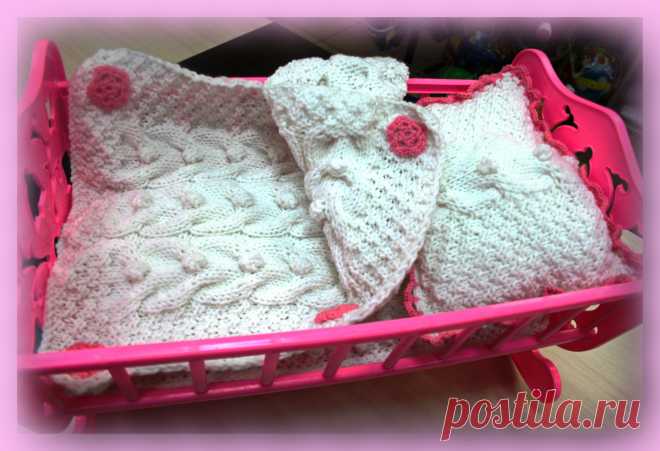 Кроватка с постелью ручной работы.  Магазин: rikki71.livemaster.ru