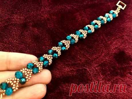 (9095) Sweet Little Hearts Bracelet || DIY Beaded Bracelet || How to make Beaded Bracelet - YouTube