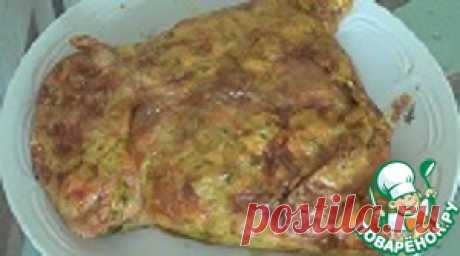 Фаршированная курица овощами - кулинарный рецепт