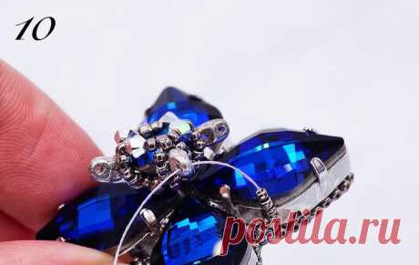 Создаем роскошное колье с кристаллами Swarovski