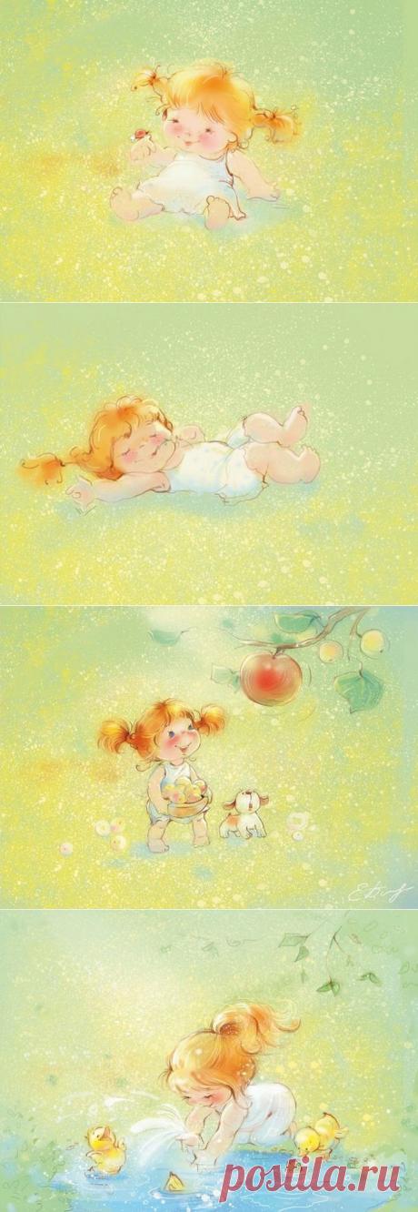 Иллюстратор Екатерина Бабок. (2 Часть)..