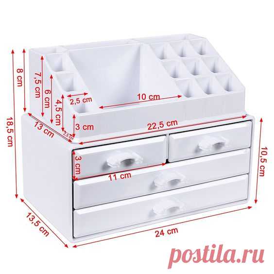 Songmics 2 em 1 Makeup Cosmetic Organizer Acrílico empilhável JKA0010: Amazon.es: Início