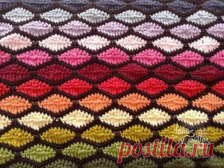Tutorial Punto Ondas Crochet o Ganchillo Wave Stitch
