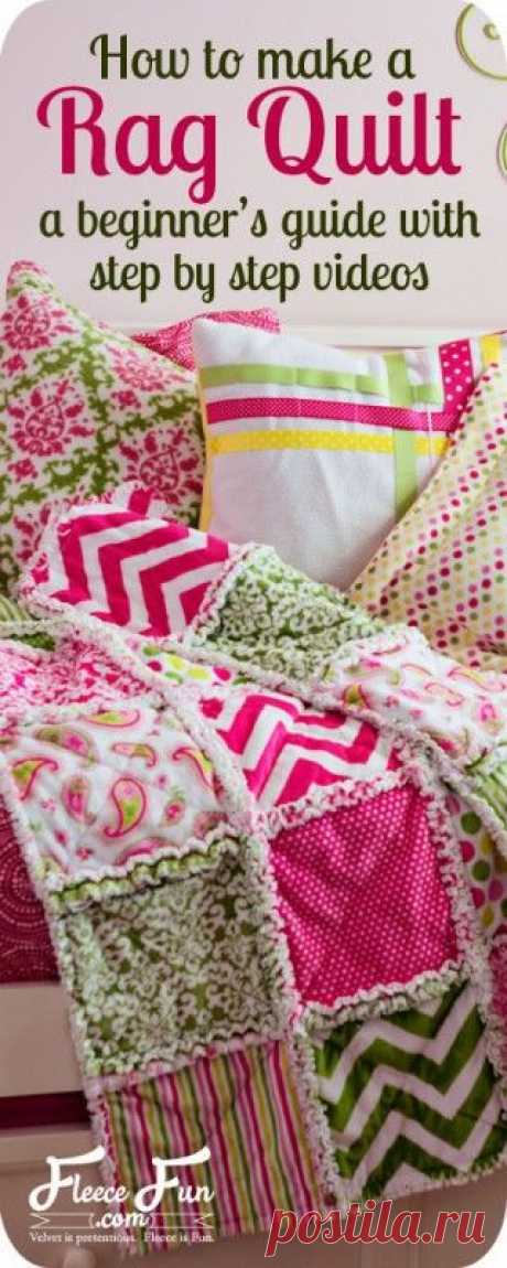 How to make a rag quilt (easy beginner's guide