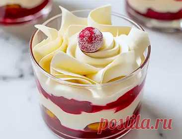 Рецепт тирамису с клюквой и белым шоколадом