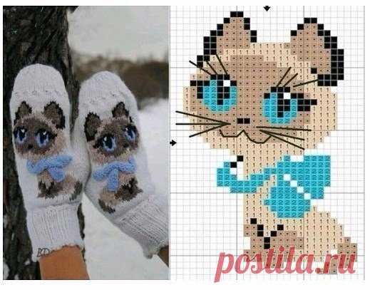 Узор для детских варежек