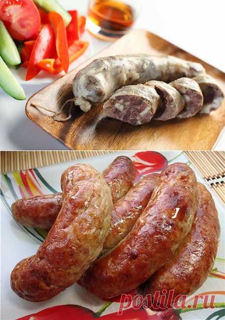 Домашние колбаски – натурально и ароматно.