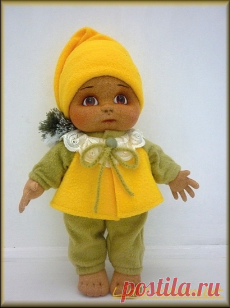 Скульптурная текстильная кукла своими руками