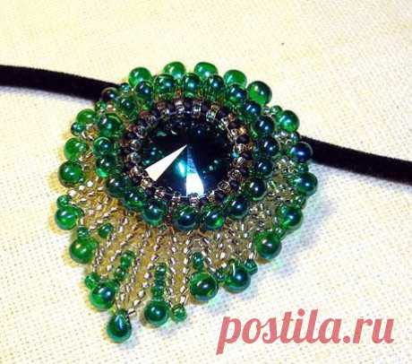 Кулон &quot;Павлинчик&quot;.