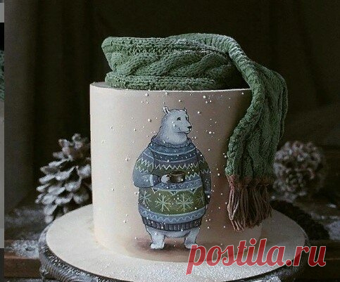Волшебные зимние торты от Елены Гнут: оцените по шкале от 0 до 10 | 🍰Пирогеево | Яндекс Дзен