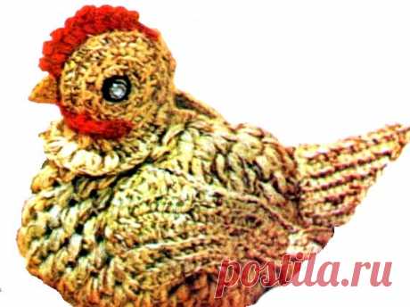 Тысяча Советов » Грелка на чайник крючком — курица