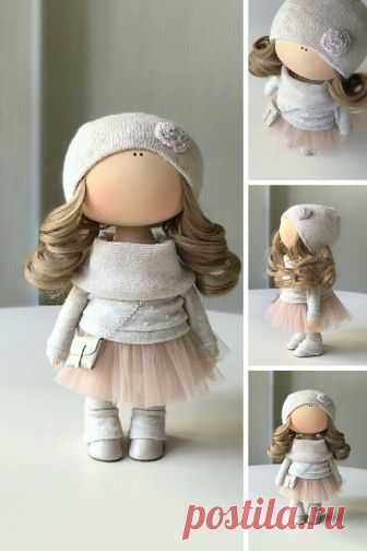 Decor Soft Doll Handmade Fabric Doll Baby Art Doll Poupée