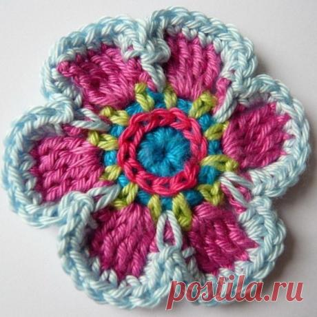 ​Разноцветный цветочек