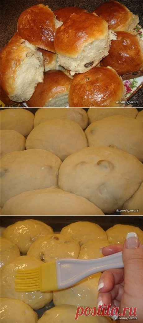 Булочки к обеду за 2 часа