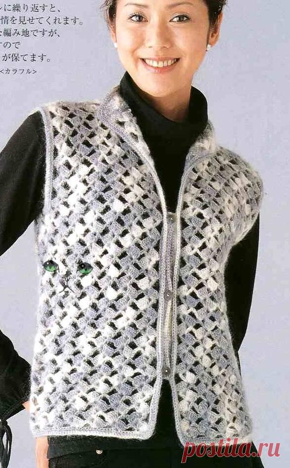 Безрукавка крючком