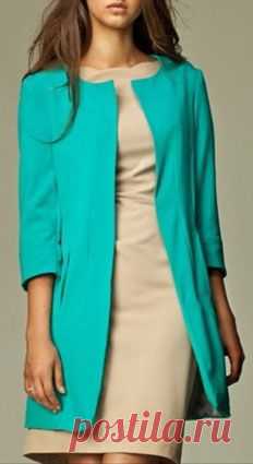 Выкройка летнего пальто