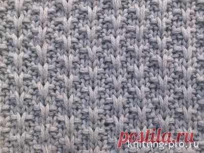Узор "Рельефный" - knitting-pro.ru - От азов к мастерству