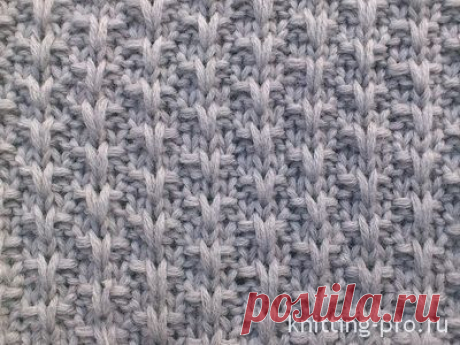 Узор &quot;Рельефный&quot; - knitting-pro.ru - От азов к мастерству