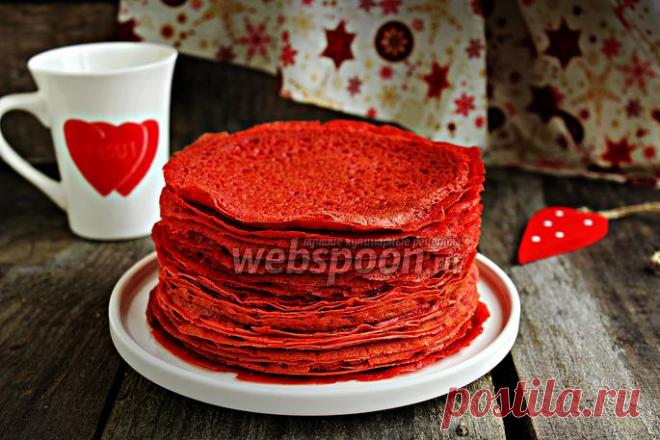 Крепы «Red Velvet» рецепт с фото, как приготовить на Webspoon.ru