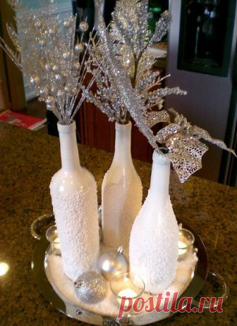 Для этой потрясающей идеи тебе понадобится пустая бутылка и соль. Остальное сделает свежий воздух... Гениальное решение за сущие копейки!