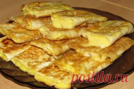 Сытный завтрак из тонкого лаваша