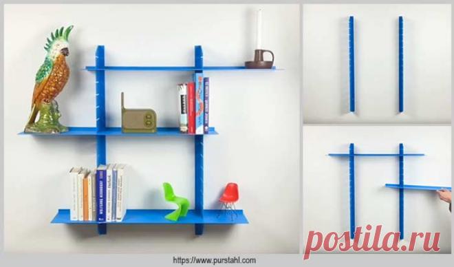 Универсальная полка в минималистичном дизайне