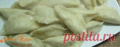 Вареники с сырой картошкой