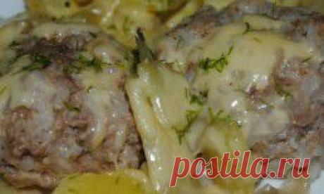 Мясные ежики с картошкой под сырной шапкой в духовке (рецепт с фото) | Блог Танюхина | Домашние рецепты с фотографиями | Nyam.Me
