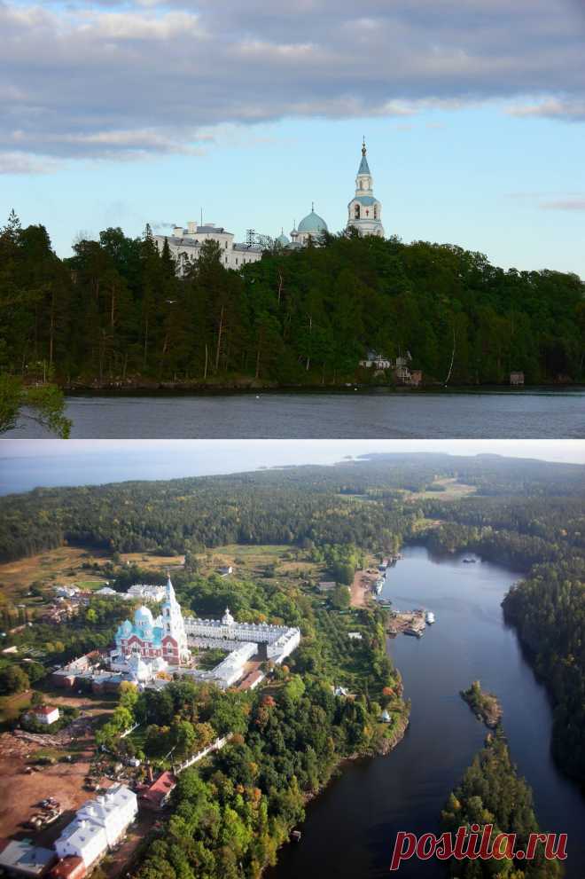 Спасо-Преображенский монастырь, расположен на севере острова, около Монастырской бухты. |  Красавица Россия.Чудный остров Валаам!
