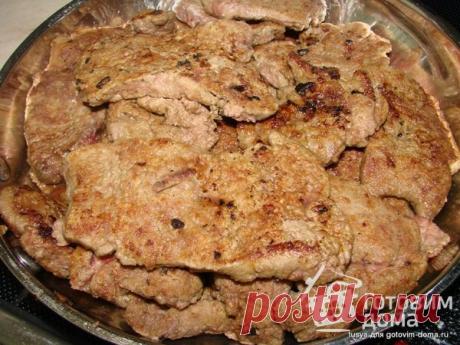 Отбивные из печени - пошаговый рецепт с фото на Готовим дома