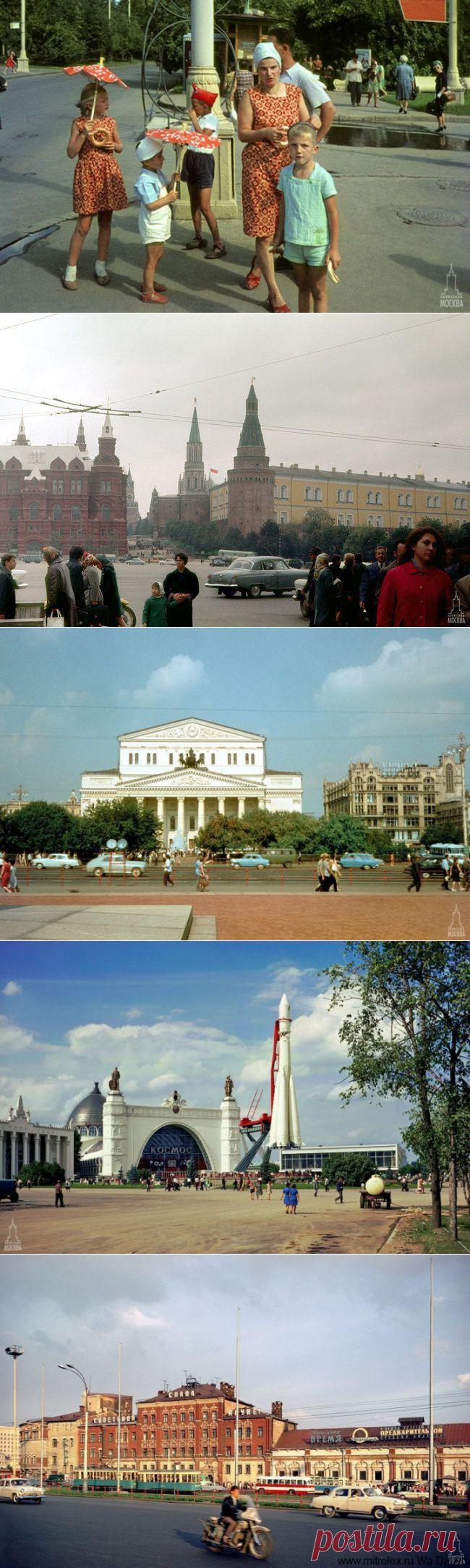 (+1) - Путешествие во времени. Москва 60-х в цвете | Непутевые заметки