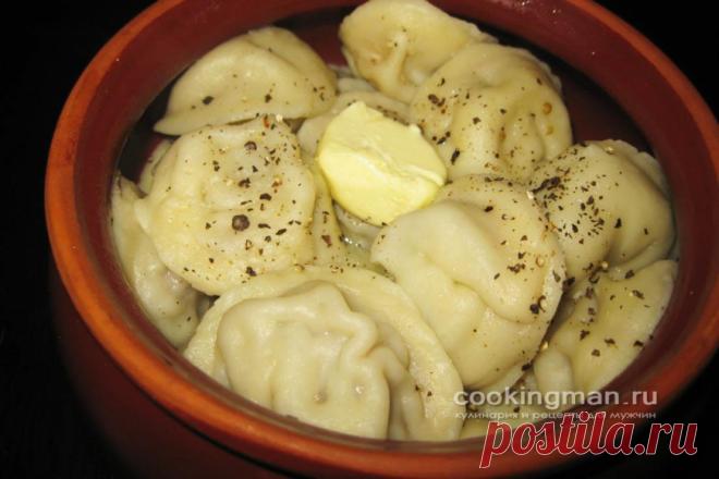 Пельмени с грибами - Кулинария для мужчин