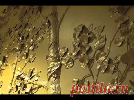 Sculptured Wall Mural Process.  www.transformingwalls.com - YouTube