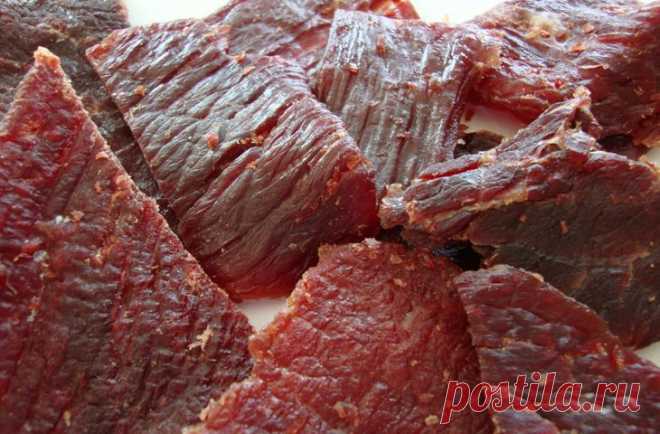 Как приготовить вяленое мясо в духовке