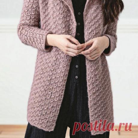 Удлинённые кардиганы с рельефными и структурными узорами. Модели спицами | Вязание с Paradosik_Handmade | Дзен
