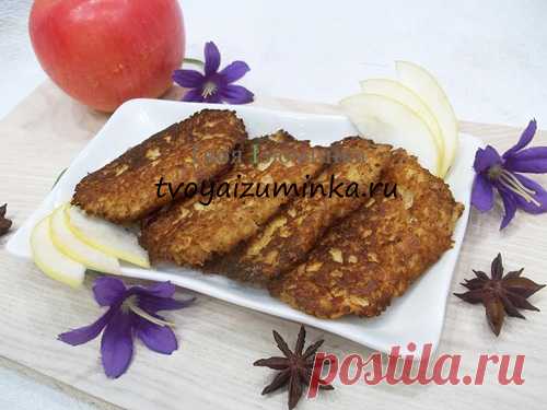 Оладьи из овсяной каши с яблоком: превращаем овсянку во вкусный десерт
