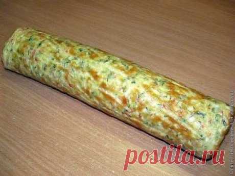 Рулет с крабовыми палочками