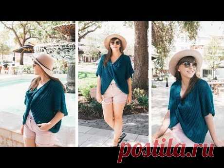 Crochet Twist Swancho - Easy Poncho Sweater