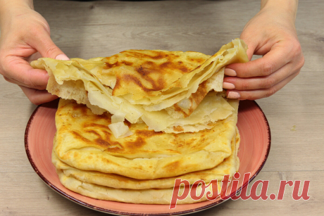 Готовлю узбекские лепешки "Катлама". Вкусные и очень просто готовятся (всего 3 ингредиента). | Family secrets | Яндекс Дзен