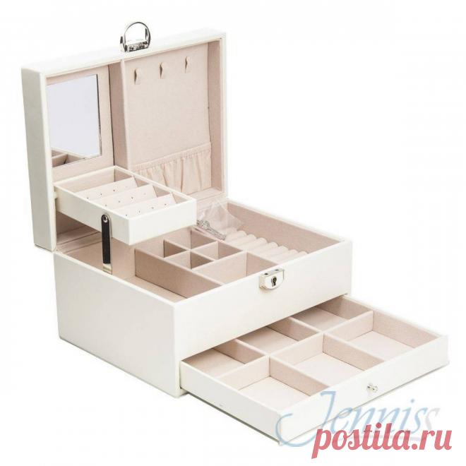Шкатулка для украшений Jenniss CX7656 (Белый)